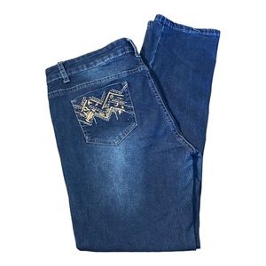 Target Dkin Straight Leg Dark Wash Jeans size 10